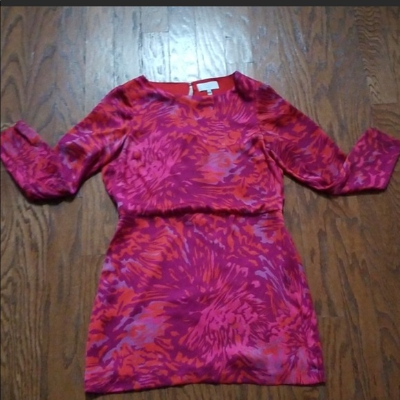 ADAM LIPPES LONG SLEEVE SILK DRESS - Picture 7 of 11